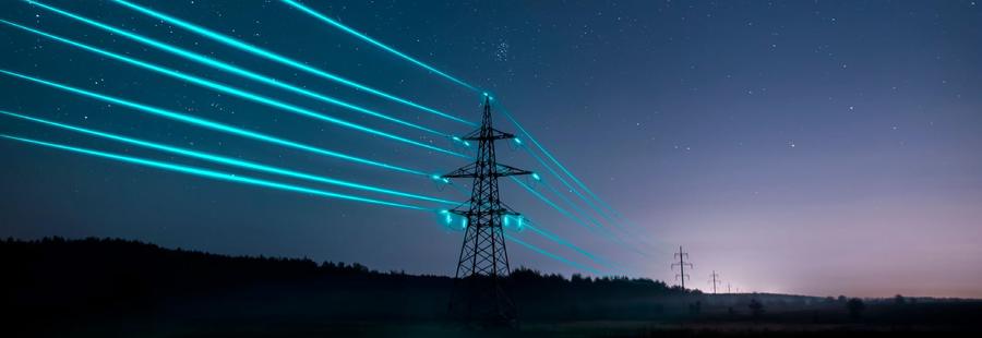 Línea de transmisión eléctrica